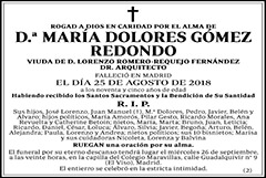 María Dolores Gómez Redondo